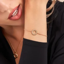 Histoire d'Or Bracelet Dune Plaqué Or Doré Clearance