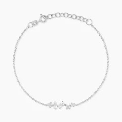 Histoire d'Or Bracelet Eclat d'Aurore Argent Blanc Oxyde De Zirconium Clearance