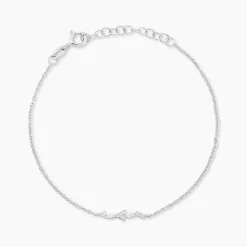 Histoire d'Or Bracelet Eclat d'Aurore Argent Blanc Oxyde De Zirconium Online