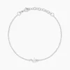 Histoire d'Or Bracelet Eclat d'Aurore Argent Blanc Oxyde De Zirconium Clearance