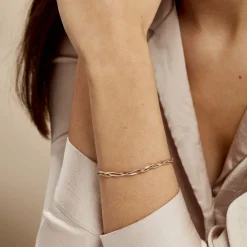 Histoire d'Or Bracelet Eira argent tricolore Outlet