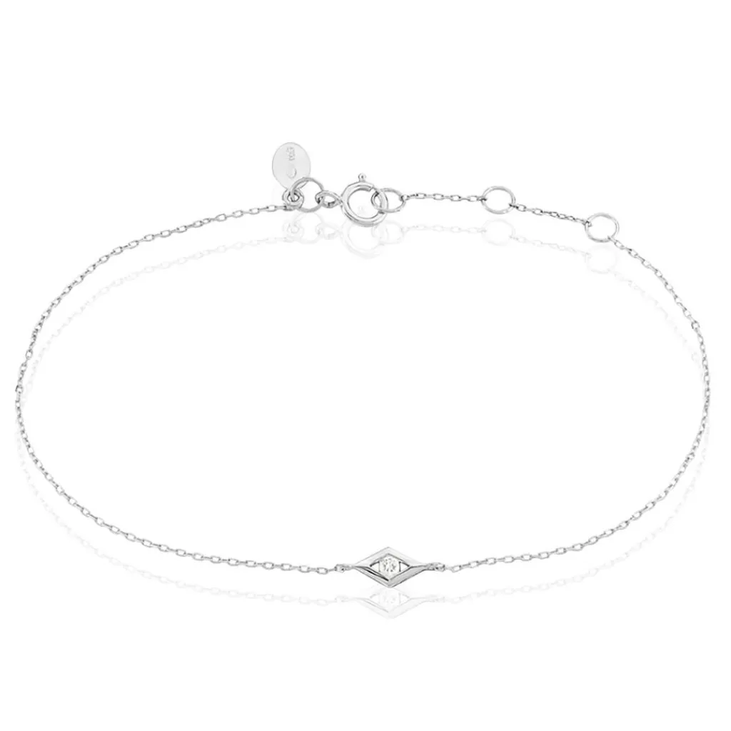 Histoire d'Or Bracelet Eirena Or Blanc Diamant New