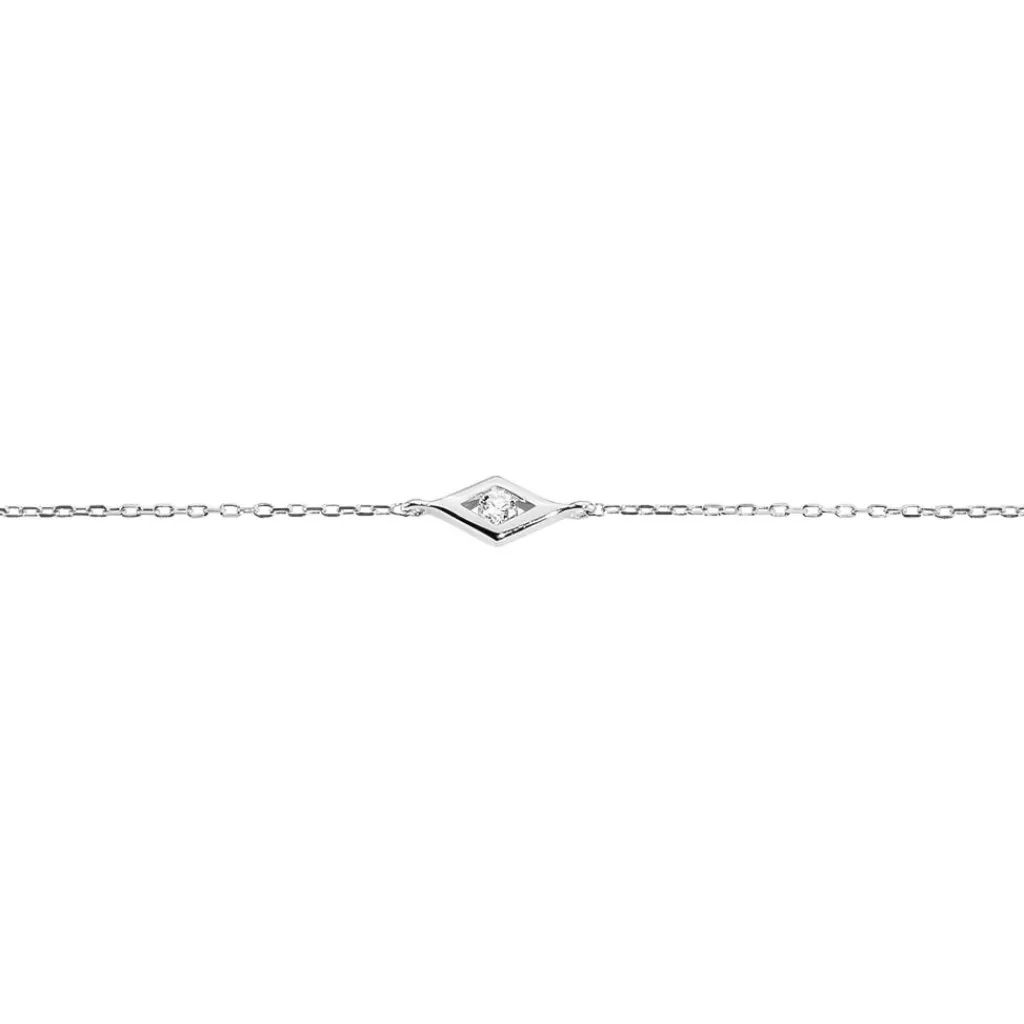 Histoire d'Or Bracelet Eirena Or Blanc Diamant New