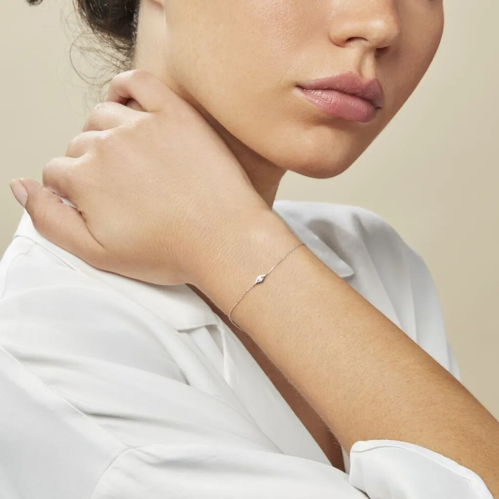 Histoire d'Or Bracelet Eirena Or Blanc Diamant New