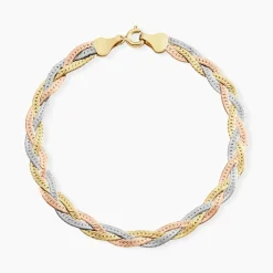 Histoire d'Or Bracelet Elae argent tricolore Clearance