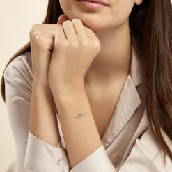 Histoire d'Or Bracelet Elenza Argent Blanc Outlet