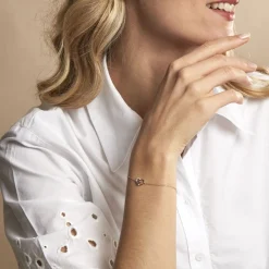 Histoire d'Or Bracelet Eliana Or Jaune Améthyste Oxyde De Zirconium or jaune améthyste rose New