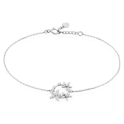 Histoire d'Or Bracelet Elinia Argent Blanc Oxyde De Zirconium Hot