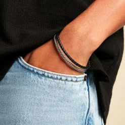 Histoire d'Or Bracelet Elio Acier Blanc