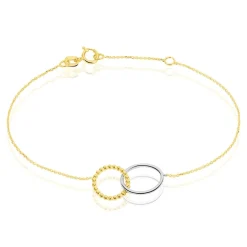Histoire d'Or Bracelet Elizabeta Or Bicolore Discount