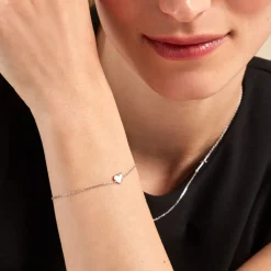 Histoire d'Or Bracelet Elodia Argent Blanc Best