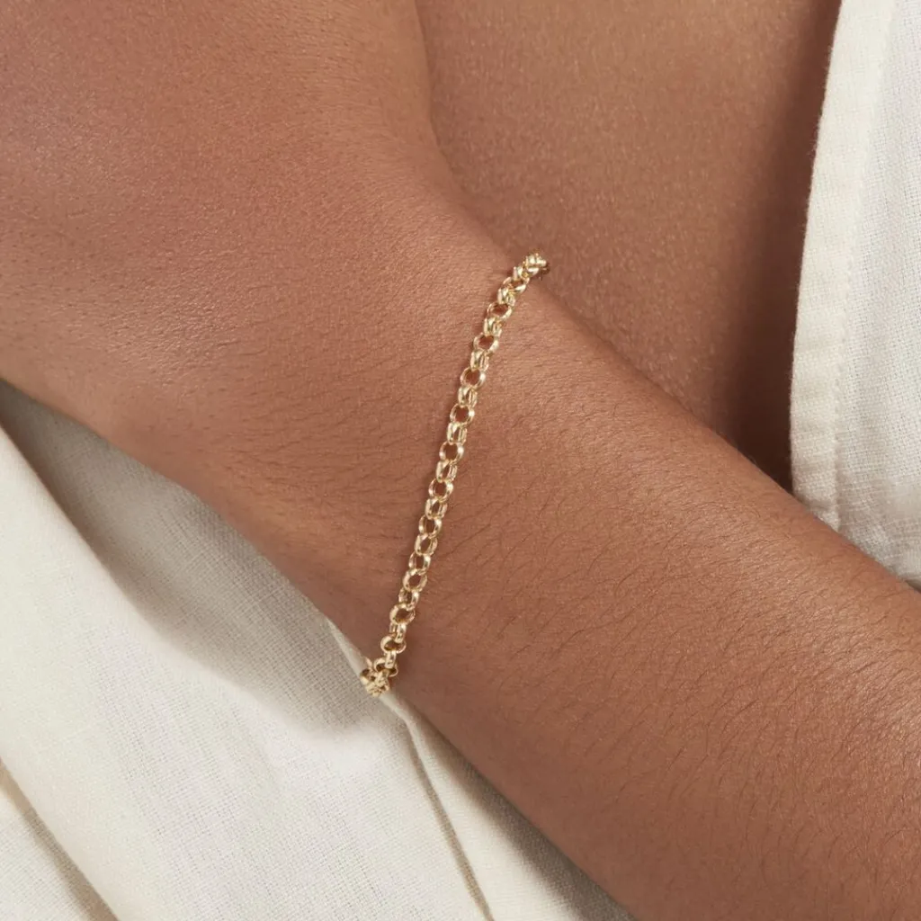 Histoire d'Or Bracelet Elviaae Maille Jaseron Or Jaune Outlet