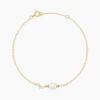 Histoire d'Or Bracelet Elysia Or Jaune Perle De Culture Oxyde De Zirconium Clearance