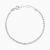 Histoire d'Or Bracelet Emna Argent Blanc Pierre De Synthese Discount