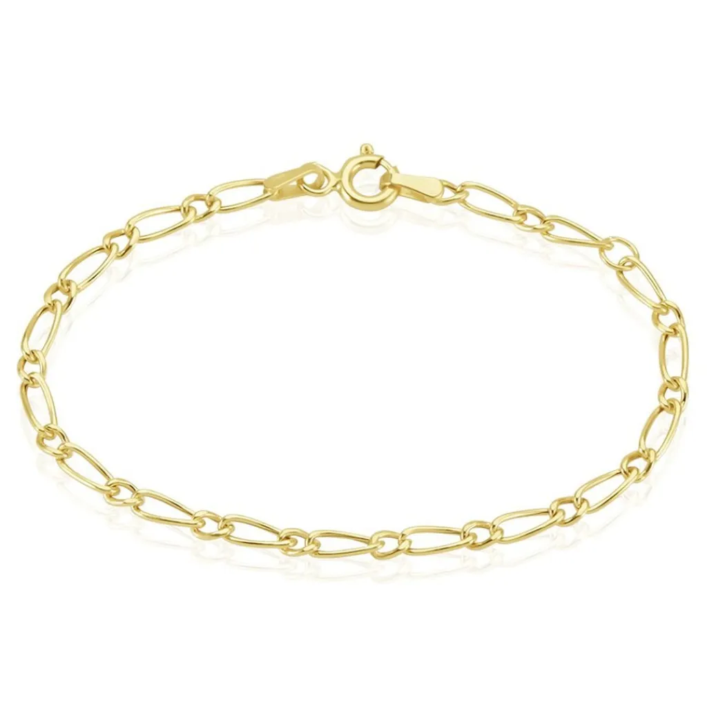 Histoire d'Or Bracelet Esma Maille Alternee 1/3 Or Jaune Outlet