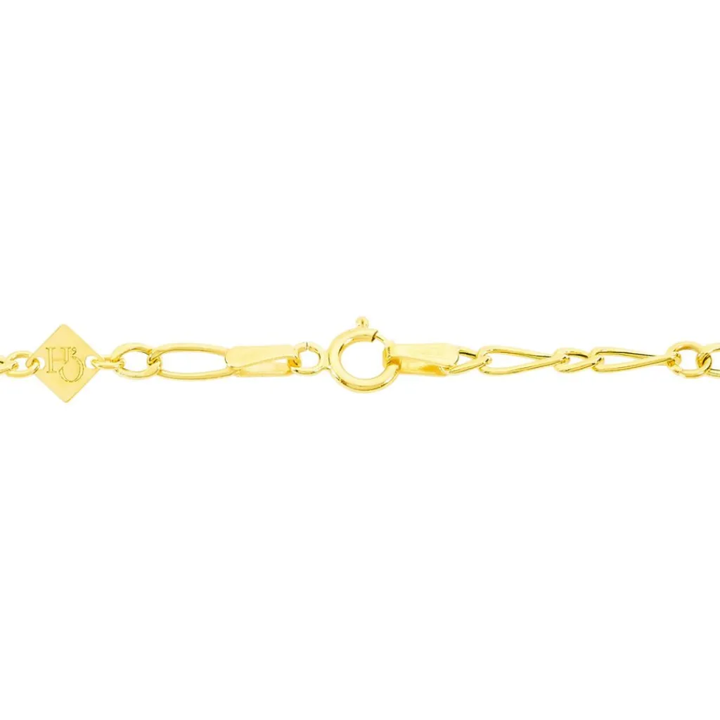 Histoire d'Or Bracelet Esma Maille Alternee 1/3 Or Jaune Outlet