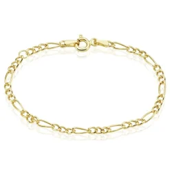 Histoire d'Or Bracelet Esma Maille Alternee 1/3 Or Jaune Outlet