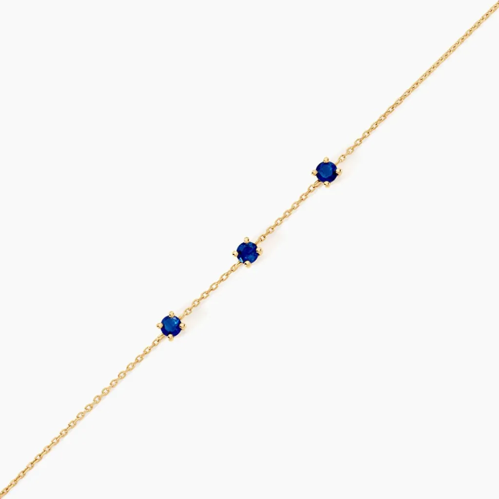 Histoire d'Or Bracelet Esmerald Rendez-Vous Or Jaune Saphir Best