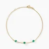 Histoire d'Or Bracelet Esmerald Rendez-vous Or Jaune Emeraude