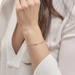 Histoire d'Or Bracelet Eucleia Argent Blanc Best