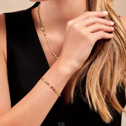 Histoire d'Or Bracelet Eva Acier Jaune