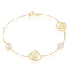 Histoire d'Or Bracelet Evaleen Or Jaune Perle De Culture Outlet