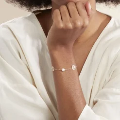 Histoire d'Or Bracelet Evaleen Or Jaune Perle De Culture Outlet