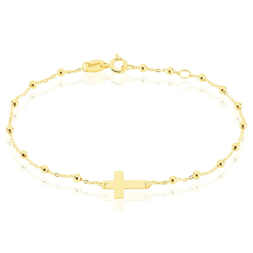 Histoire d'Or Bracelet Evelina Maille Boule Or Jaune Best