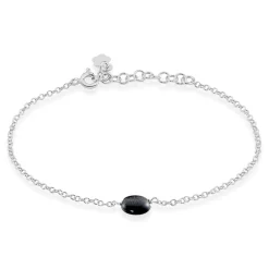 Histoire d'Or Bracelet Evren Argent Blanc Pierre De Synthese argent blanc pierre noire Discount