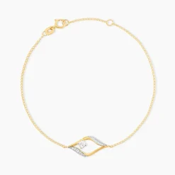 Histoire d'Or Bracelet Eye Or Jaune Oxyde De Zirconium Online