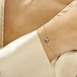 Histoire d'Or Bracelet Eye Or Jaune Oxyde De Zirconium Online