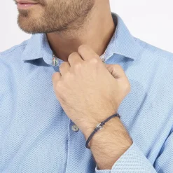 Histoire d'Or Bracelet Fabrice Acier Blanc Outlet