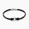 Histoire d'Or Bracelet Fabrice Acier Blanc Clearance