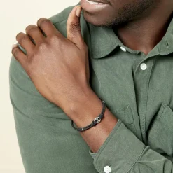 Histoire d'Or Bracelet Fabrice Acier Blanc Clearance