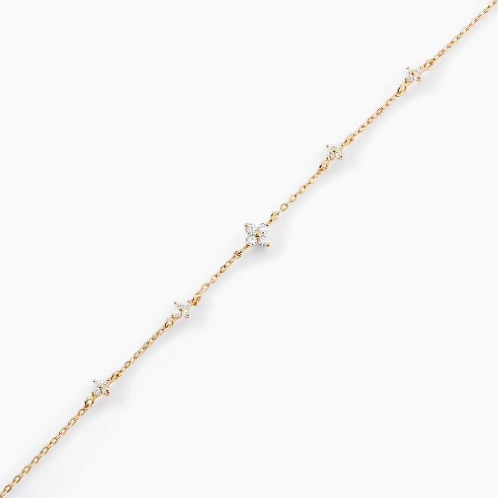 Histoire d'Or Bracelet Falling Star Or Jaune Oxyde De Zirconium Sale