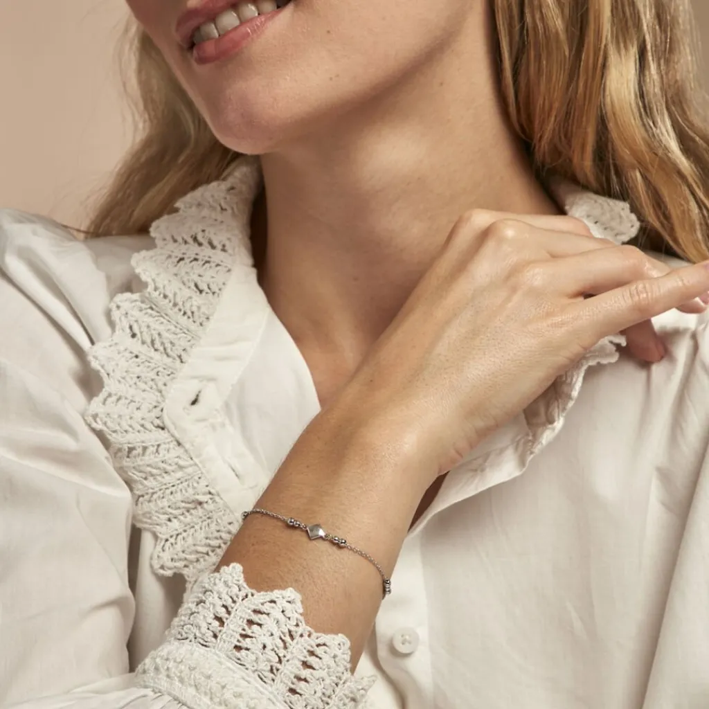 Histoire d'Or Bracelet Fancy Argent Blanc Outlet