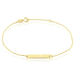 Histoire d'Or Bracelet Fania Message Or Jaune Oxyde De Zirconium Online