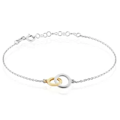 Histoire d'Or Bracelet Fethi Argent Bicolore Clearance