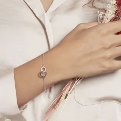 Histoire d'Or Bracelet Fethi Argent Bicolore Clearance