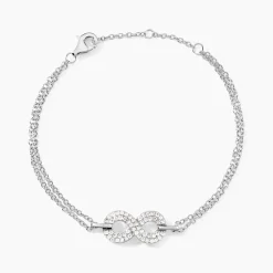 Histoire d'Or Bracelet Fily Argent Blanc Oxyde De Zirconium