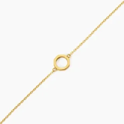 Histoire d'Or Bracelet Fino Acier Jaune