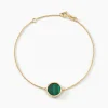 Histoire d'Or Bracelet Florica Or Jaune Malachite Outlet