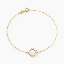 Histoire d'Or Bracelet Flurry Or Jaune Oxyde De Zirconium Hot