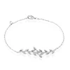 Histoire d'Or Bracelet Folia Argent Blanc