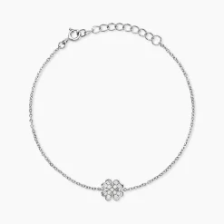 Histoire d'Or Bracelet Fortunata Argent Blanc Oxyde De Zirconium Outlet