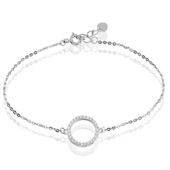 Histoire d'Or Bracelet Francesca Argent Blanc Oxyde De Zirconium Clearance