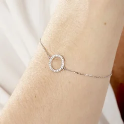 Histoire d'Or Bracelet Francesca Argent Blanc Oxyde De Zirconium Clearance