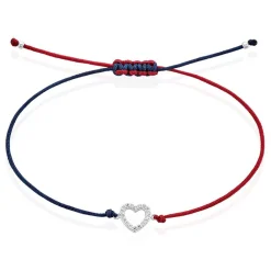 Histoire d'Or Bracelet French Twist De Zirconium argent blanc oxyde