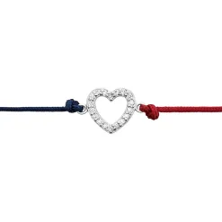 Histoire d'Or Bracelet French Twist De Zirconium argent blanc oxyde