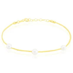 Histoire d'Or Bracelet Friea Or Jaune Perle De Culture Online